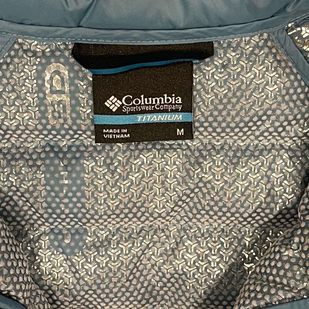 Columbia Titanium Alpha Trail Down Jacket - Men's Canyon Blue